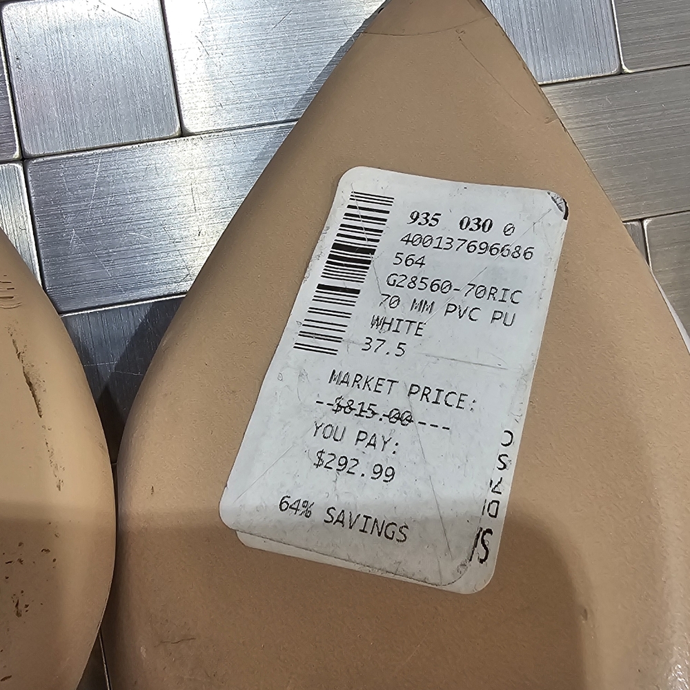 GIANVITO‎ ROSSI PVC/LEATHER PUMPS - Picture 11 of 15